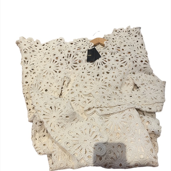 Maje ROZIM Crochet Maxi Dress - Picture 7 of 10